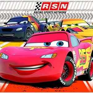1 TOVAGLIA PLASTICA TEMA CARS 120x180CM
