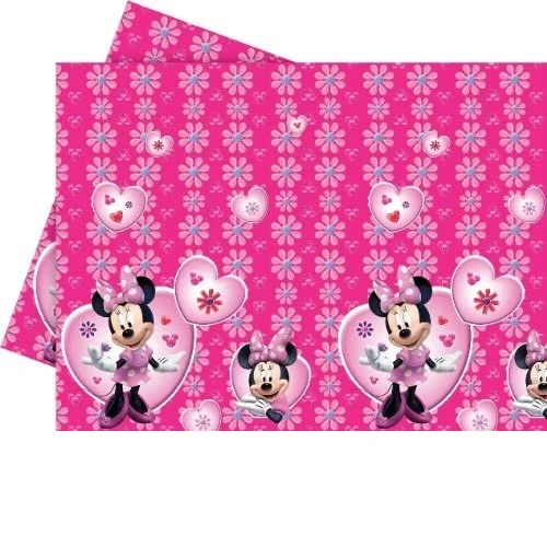 1 TOVAGLIA PLASTICA TEMA MINNIE 120x180 CM