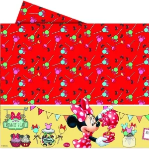 1 TOVAGLIA PLASTICA TEMA MINNIE 120x180 CM