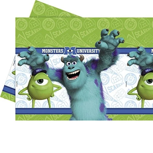 1 TOVAGLIA PLASTICA TEMA MONSTER 120X180CM