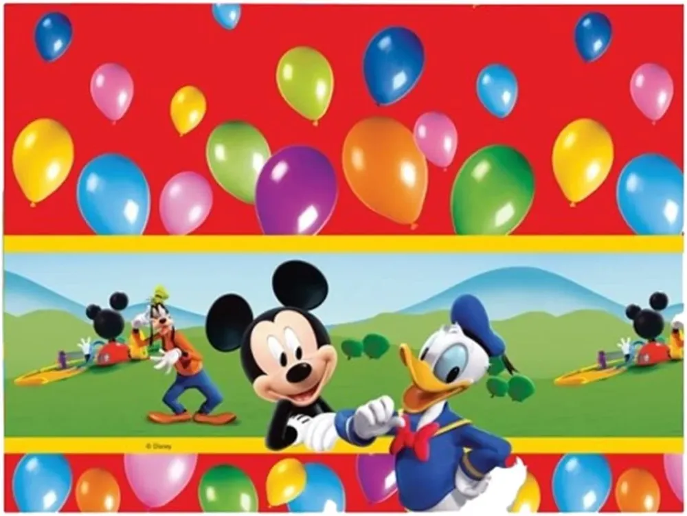 1 TOVAGLIA PLASTICA TEMA TOPOLINO 120x180 CM