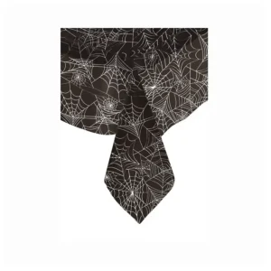 Tovaglia ragnatela, nera, Halloween, 1,37 x 2,74 m