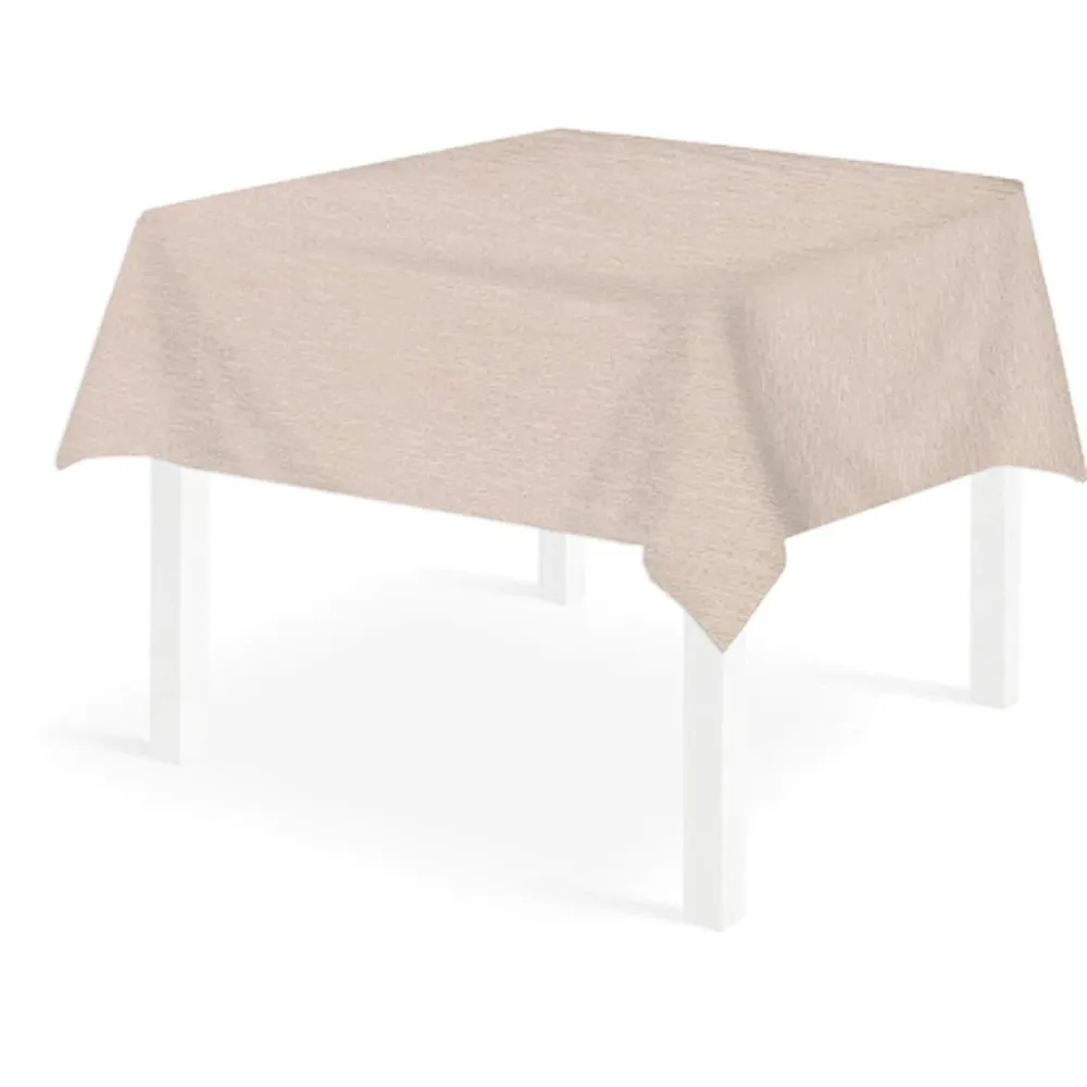 Tovaglia Stoffa Sabbia Monolin Quadrata cm. 150X150 - 12 pz.