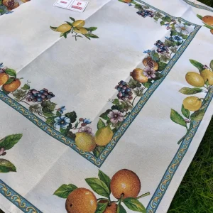 TOVAGLIA DA TAVOLA QUADRATA RIBERA 140X140 MADE ITALY