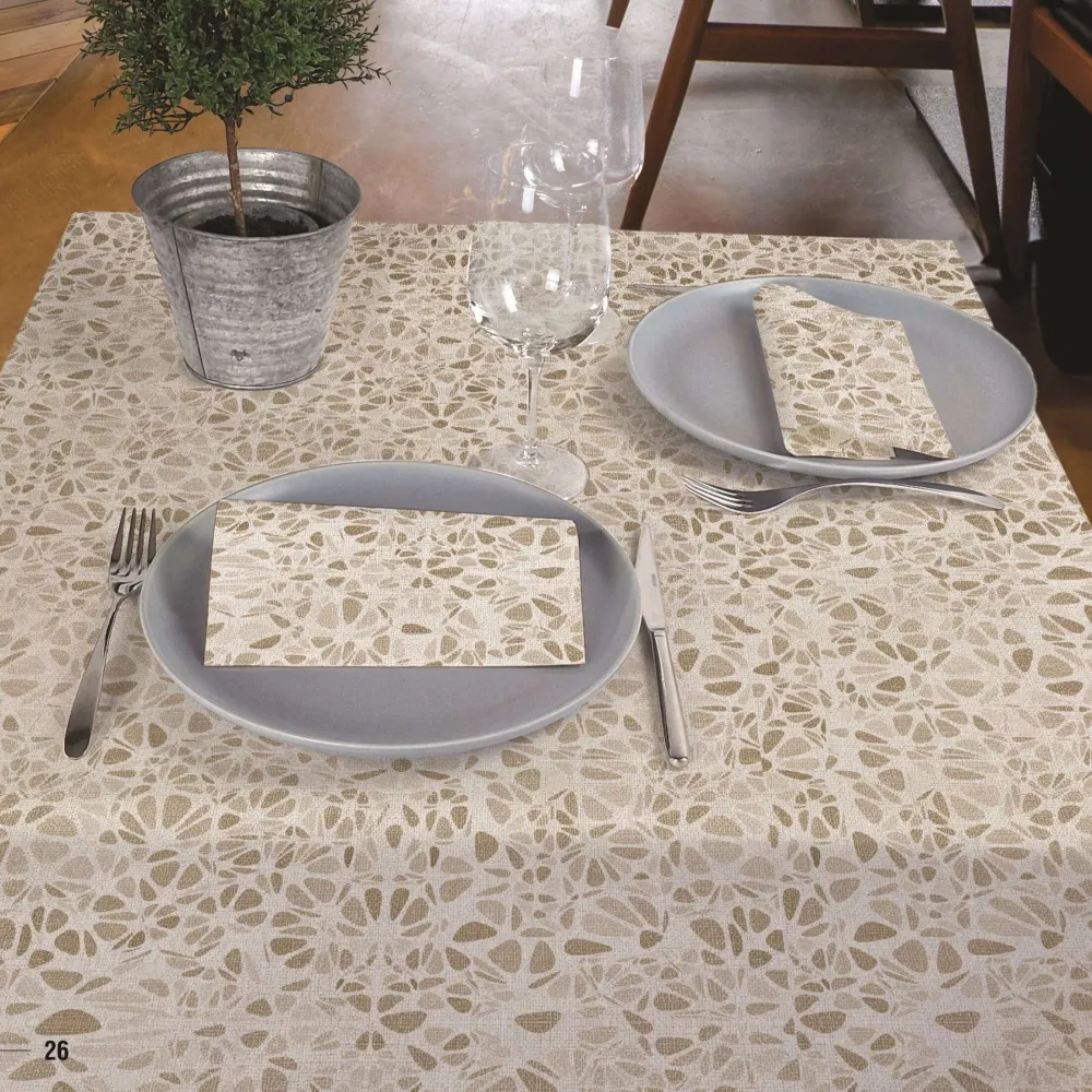 Tovaglia Tnt Alamy Marrone Superior cm. 100x100 – 100 pz.