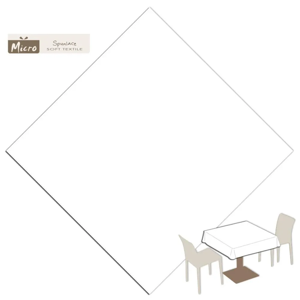 Tovaglia Tnt Bianco Micro cm. 120X120 - 96 pz.