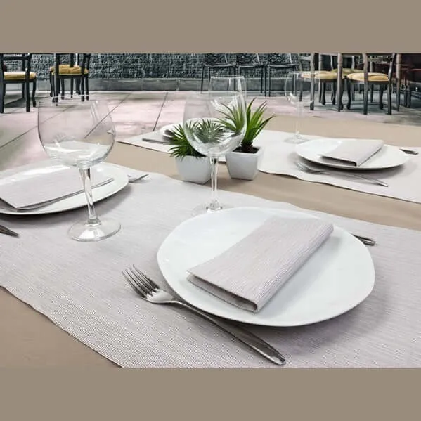Tovaglia Tnt Tela Tortora Superior cm. 100x100 – 100 pz.