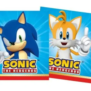 Tovaglioli 33x33cm 20pz fsc Sonic " Hedgehog"