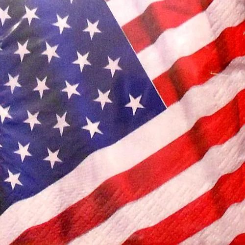 36 TOVAGLIOLI AMERICAN FLAG 32X32