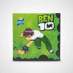 Tovaglioli BEN 10 Cartone Animato 33x33 cm | 20 Pezzi Doppio Velo | Decorazioni Festa Supereroi