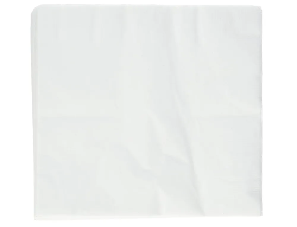 Tovaglioli, bianco liscio, confezione da 20, 33 x 33 cm