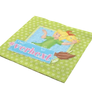 Tovaglioli Bibi Blocksberg, 33 x 33 cm, confezione da 20 pezzi