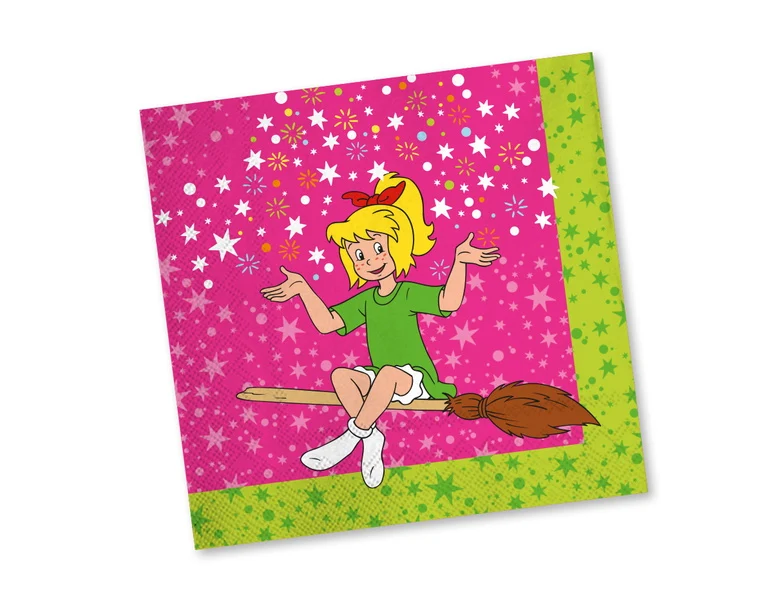 Tovaglioli Bibi Blocksberg, 20 pezzi, 33x33 cm