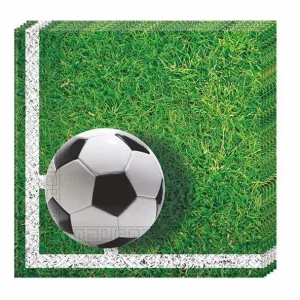 Tovaglioli carta football party cm 33x33 cf 20