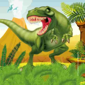 Tovaglioli Dino, T-Rex, 20 pezzi, 33 x 33 cm