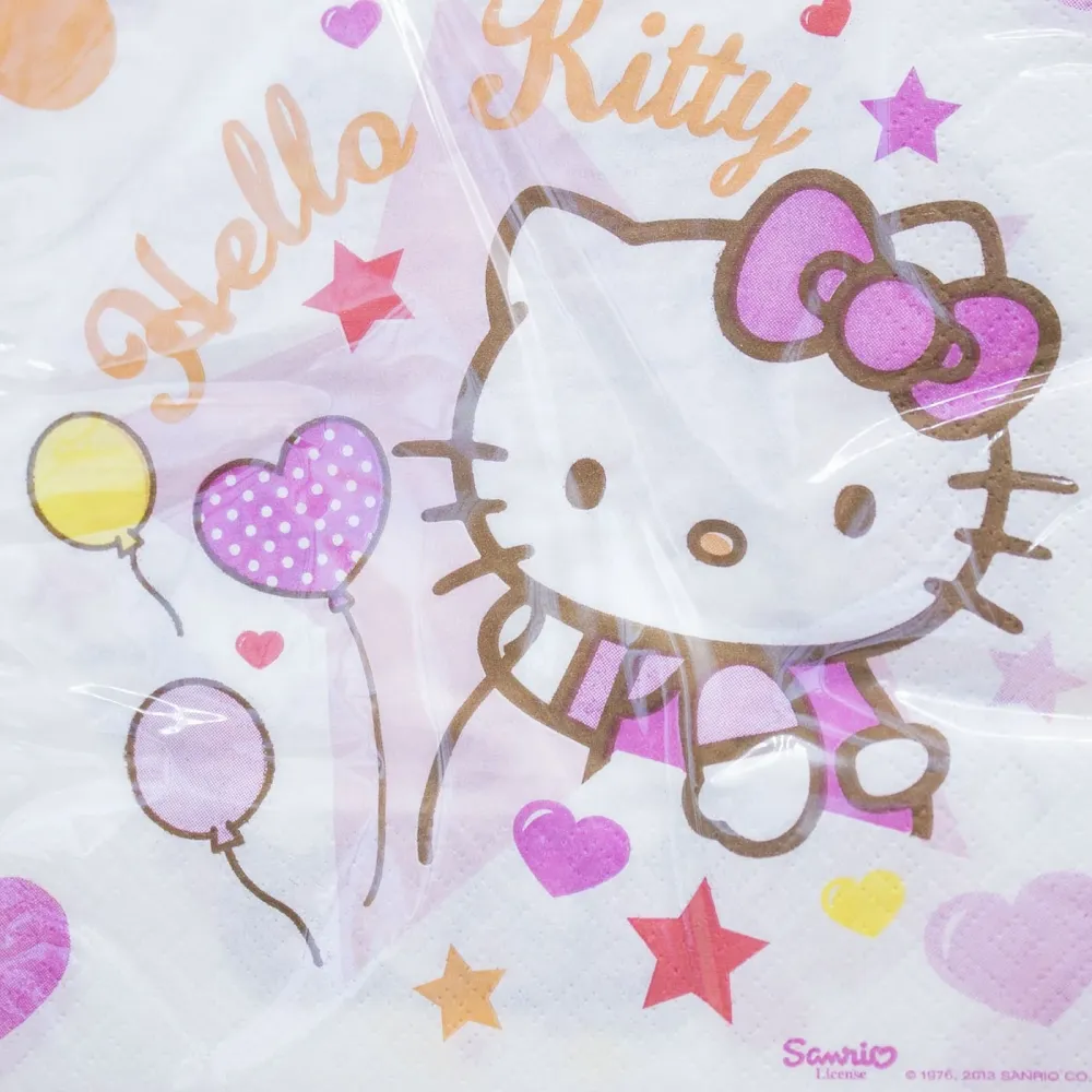20 Tovaglioli Festa Tema Hello Kitty
