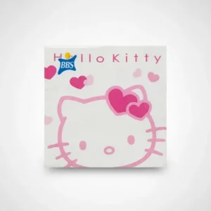 Tovaglioli Hello Kitty Cuori 33x33 cm | 20 Pezzi 2 Veli Rosa | Decorazioni Festa Compleanno Bambina
