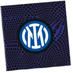 Tovaglioli Inter Milan, festa di calcio, 20 pezzi, 33x33cm