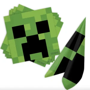 Tovaglioli Minecraft TNT, 20 pezzi, 33x33 cm