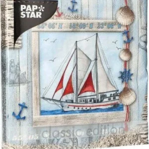 Tovaglioli monouso Pap Star 88549 CLASSIC 3 Veli Sailor