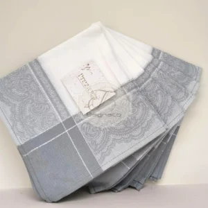 Tovaglioli set 6 pezzi Nativity Preziosa silver