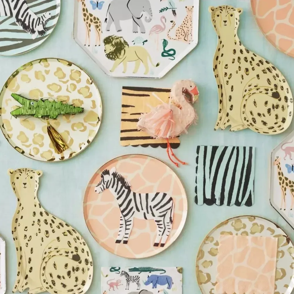 Tovaglioli da tavola Safari Zebra - Set da 20