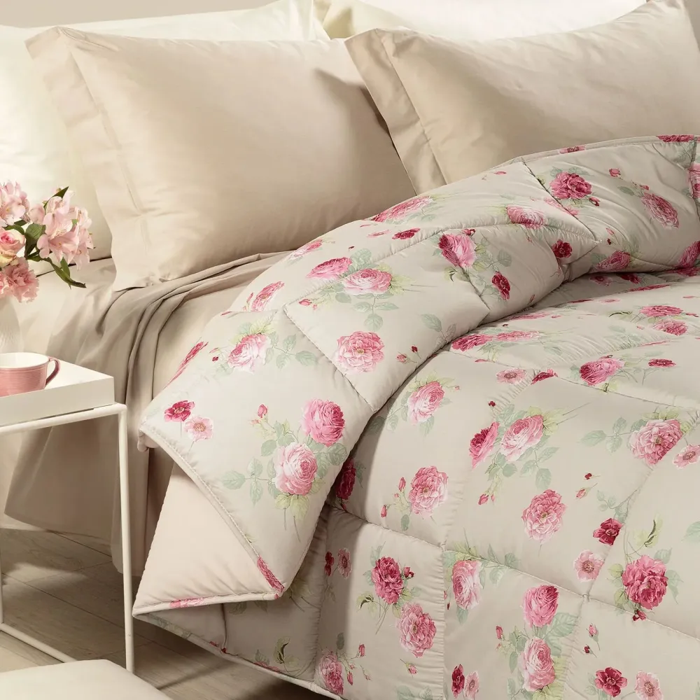 Trapunta Fiorita ! Caleffi Matrimoniale Microfibra - Comfort e Stile