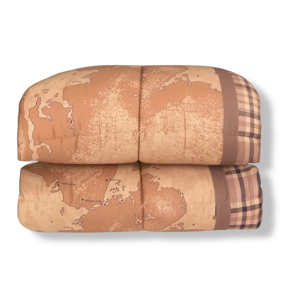 Trapunta Geo Tartan ! Alviero Martini 1A Classe: Lusso e Stile Inconfondibile per il Tuo Letto Matrimoniale
