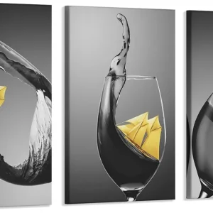 Trittico “Bicchieri chic“