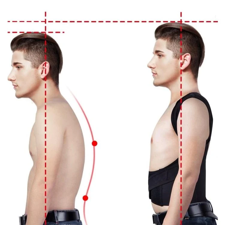 Tutore Correttore Posturale Supporto Schiena Fascia Busto Postura Spalle Tg. Xl
