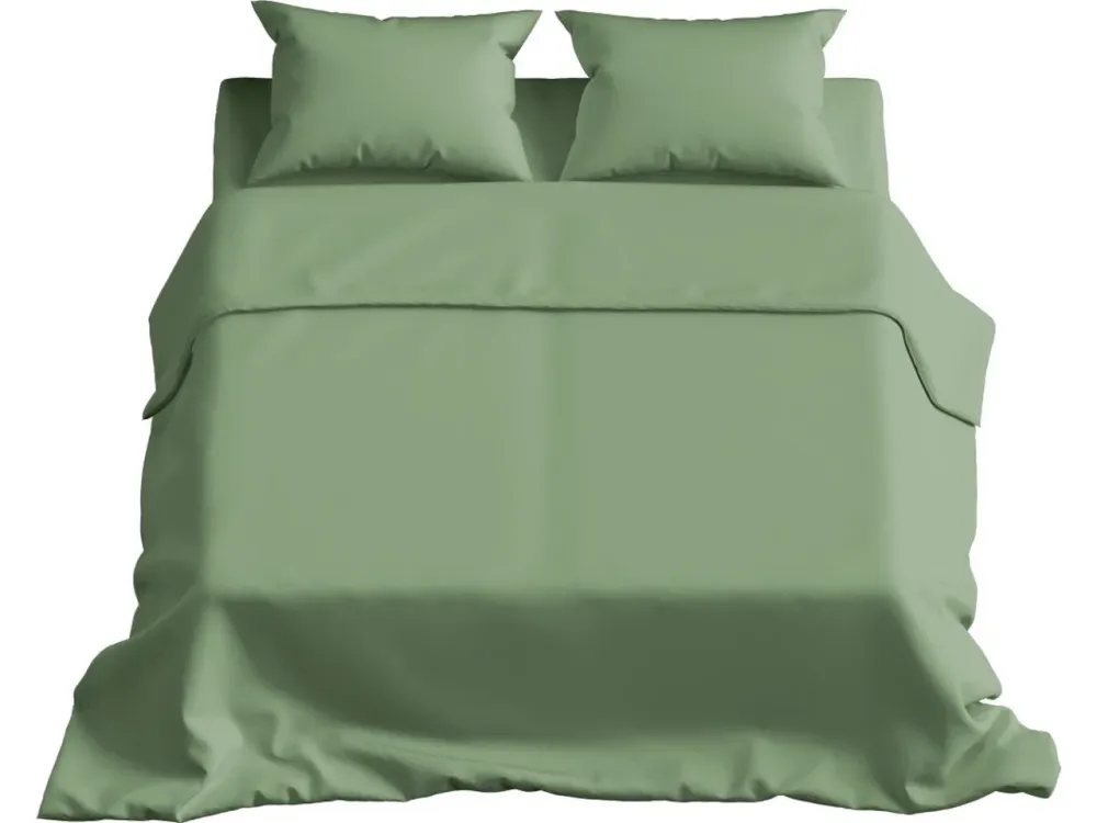 Tuttigiorni completo letto matrimoniale salvia