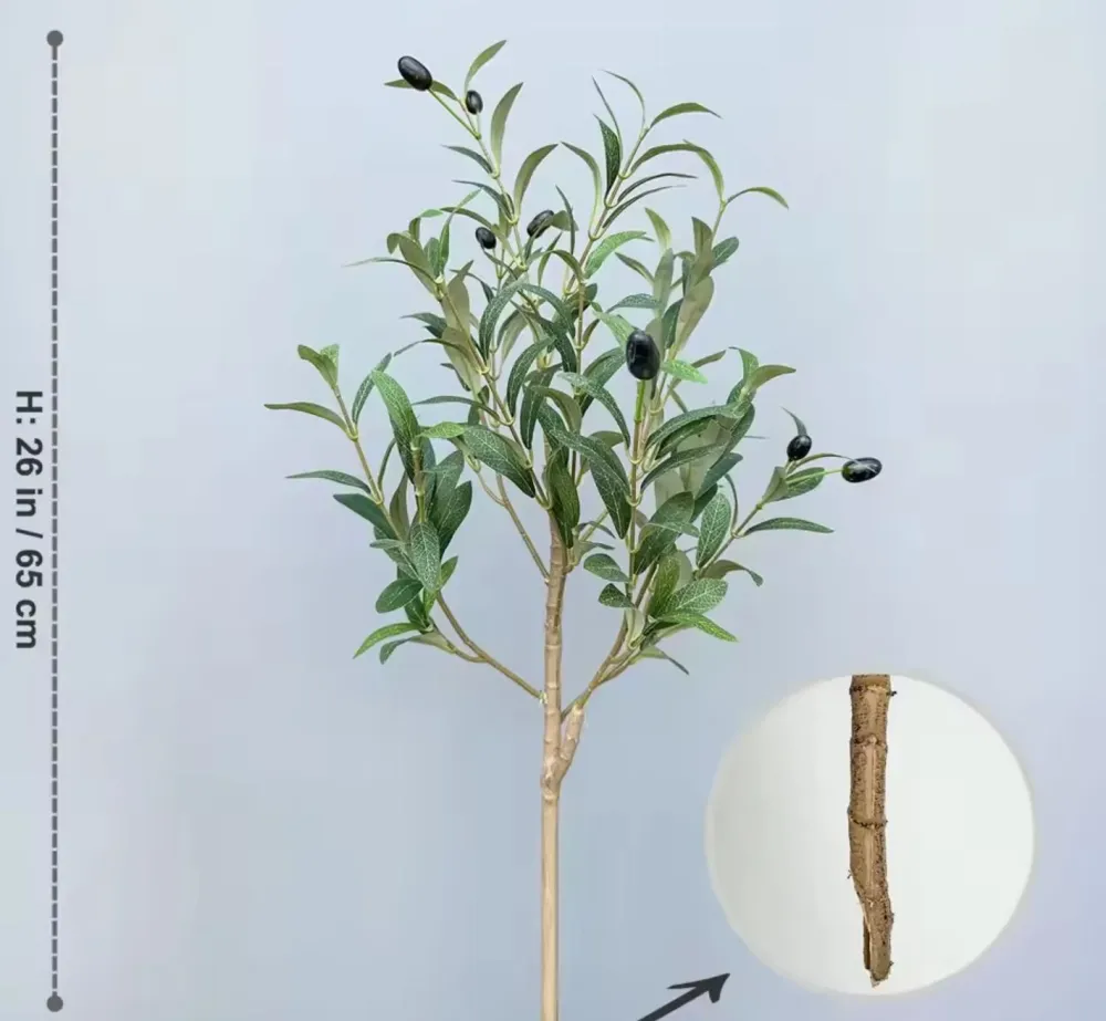 Ulivo artificiale realistico XXL da 200 cm