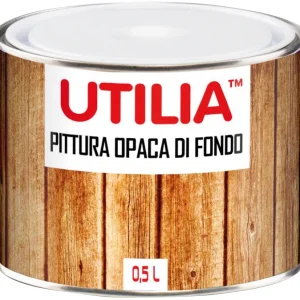 Utilia Fondo Bianco Opaco Per Legno Ml. 500 6.00 Pz