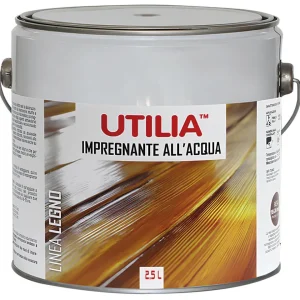 Utilia Impregnante All'Acqua Lt. 2,5 Bianco 4.00 Pz