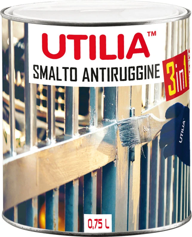 Utilia Smalto Antiruggine Ml. 750 Turchese 6.00 Pz
