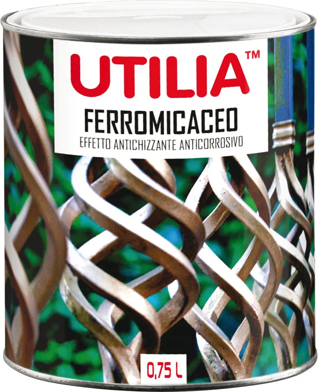 Utilia Smalto Sintetico Ferromicaceo Ml. 750 Grigio Medio 6.00 Pz