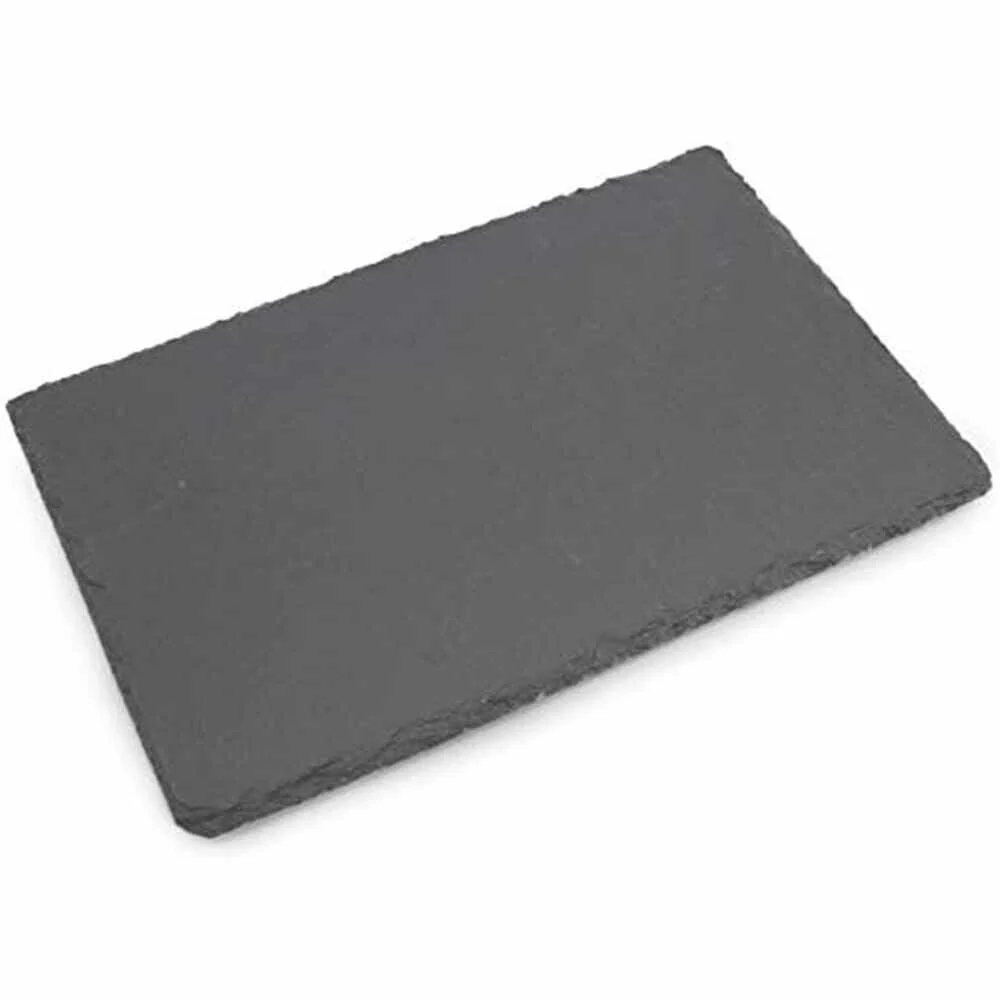 Vassoio da portata ardesia rettangolare – 30x20 cm, piatto e minimal per aperitivi e composizioni gourmet