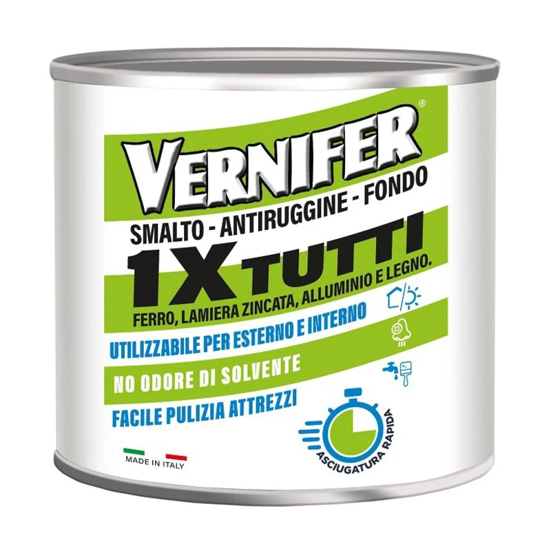 Vernifer 1Xtutti Grigio Peltro Antichizzato 500 Ml- 1,0 Pz