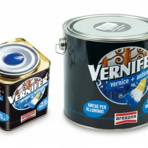 Vernifer Vernice Antiruggine Gel Antracite Antichizzato (4928) Ml.2000 Arexons