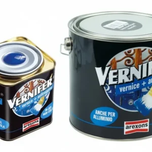 Vernifer Vernice Antiruggine Gel Antracite Metallizzato (4908) Ml.750 Arexons