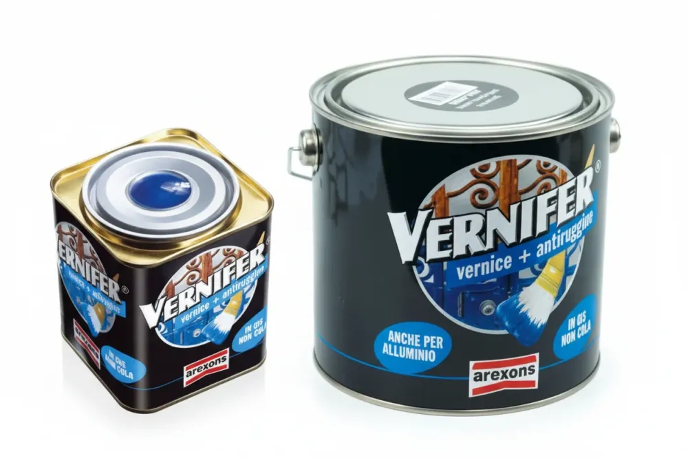 Vernifer Vernice Antiruggine Gel Bianco Brillante (4868) Ml.750 Arexons