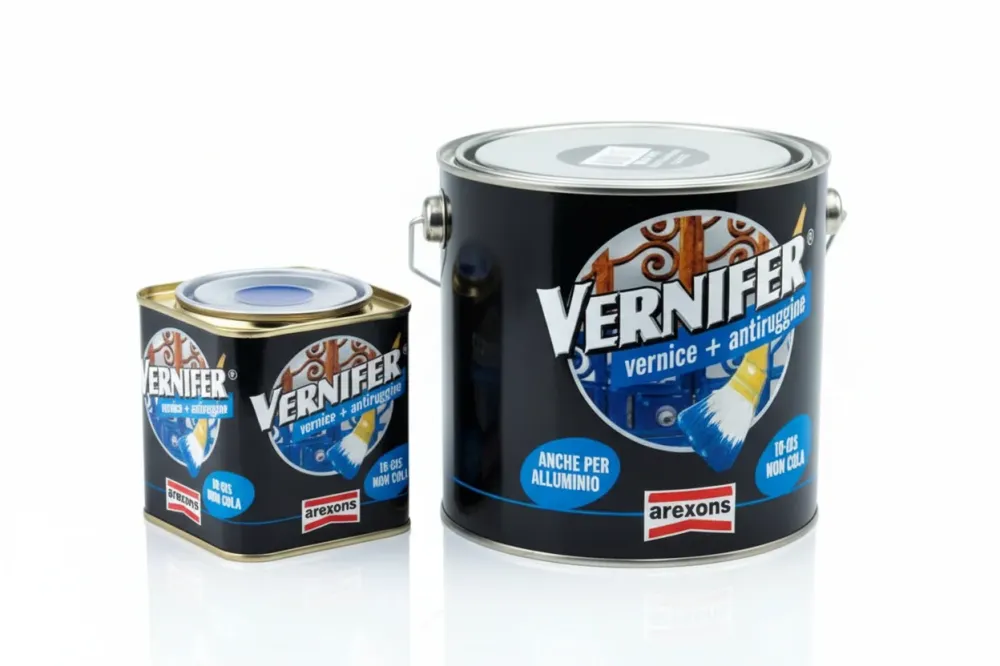 Vernifer Vernice Antiruggine Gel Bianco Satinato (4881) Ml.750 Arexons