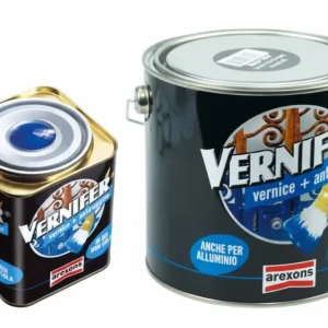 Vernifer Vernice Antiruggine Gel Grafite Metallizzato (4907) Ml.750 Arexons
