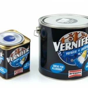 Vernifer Vernice Antiruggine Gel Grigio Scuro Brillante (4876) Ml.750 Arexons