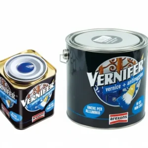 Vernifer Vernice Antiruggine Gel Nero Satinato (4886) Ml.750 Arexons