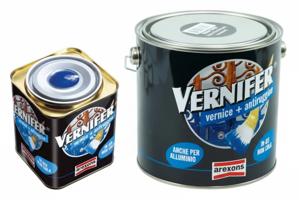 Vernifer Vernice Antiruggine Gel Nocciola Brillante (4880) Ml.750 Arexons