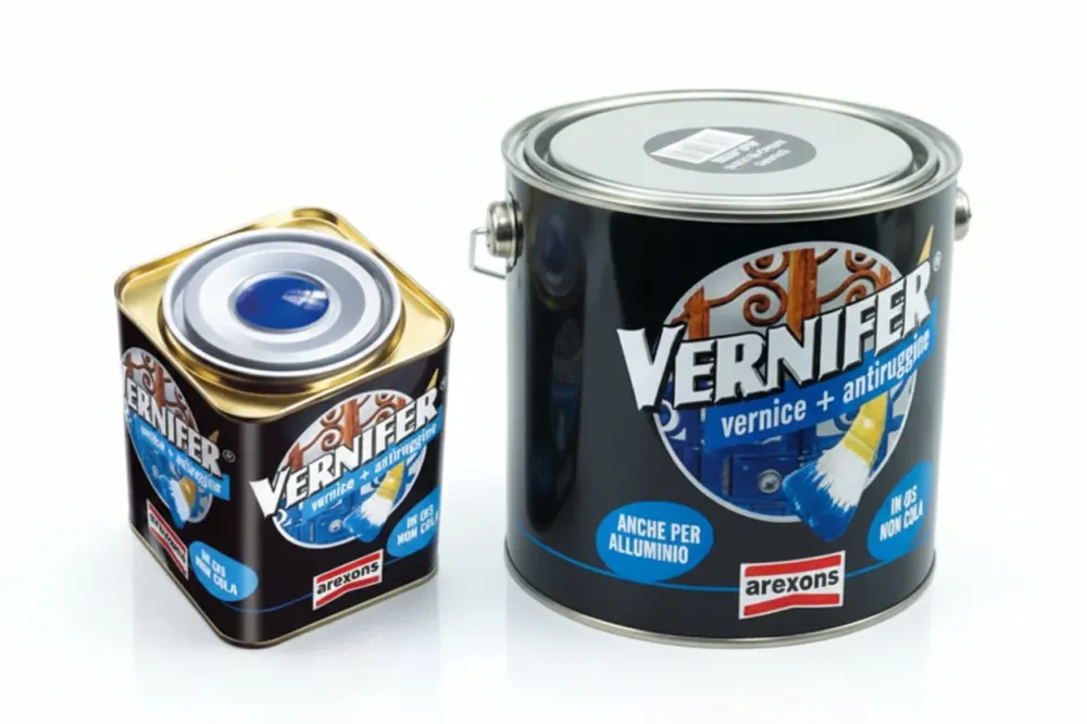 Vernifer Vernice Antiruggine Gel Verde Bosco Brillante (4879) Ml.750 Arexons