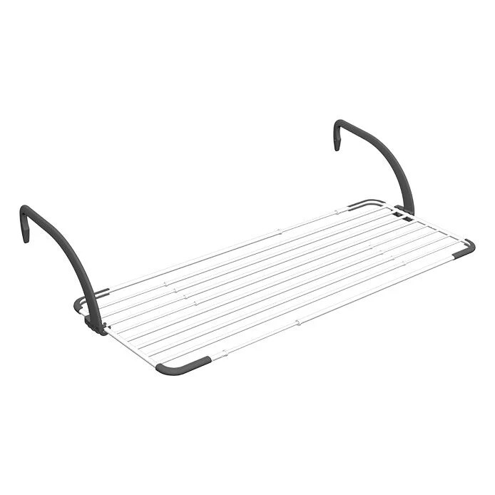 Vileda Brezza Extend Stendibiancheria da Balcone Estensibile 20m | Fili Extra-Spessi Antipiega | Bracci Regolabili Nytroge...