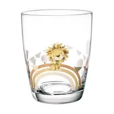 Villeroy & Boch - Boho kids Roar like lion bicchiere per bambini, set di 2 bicchieri, bicchieri per bambini, cristallo
