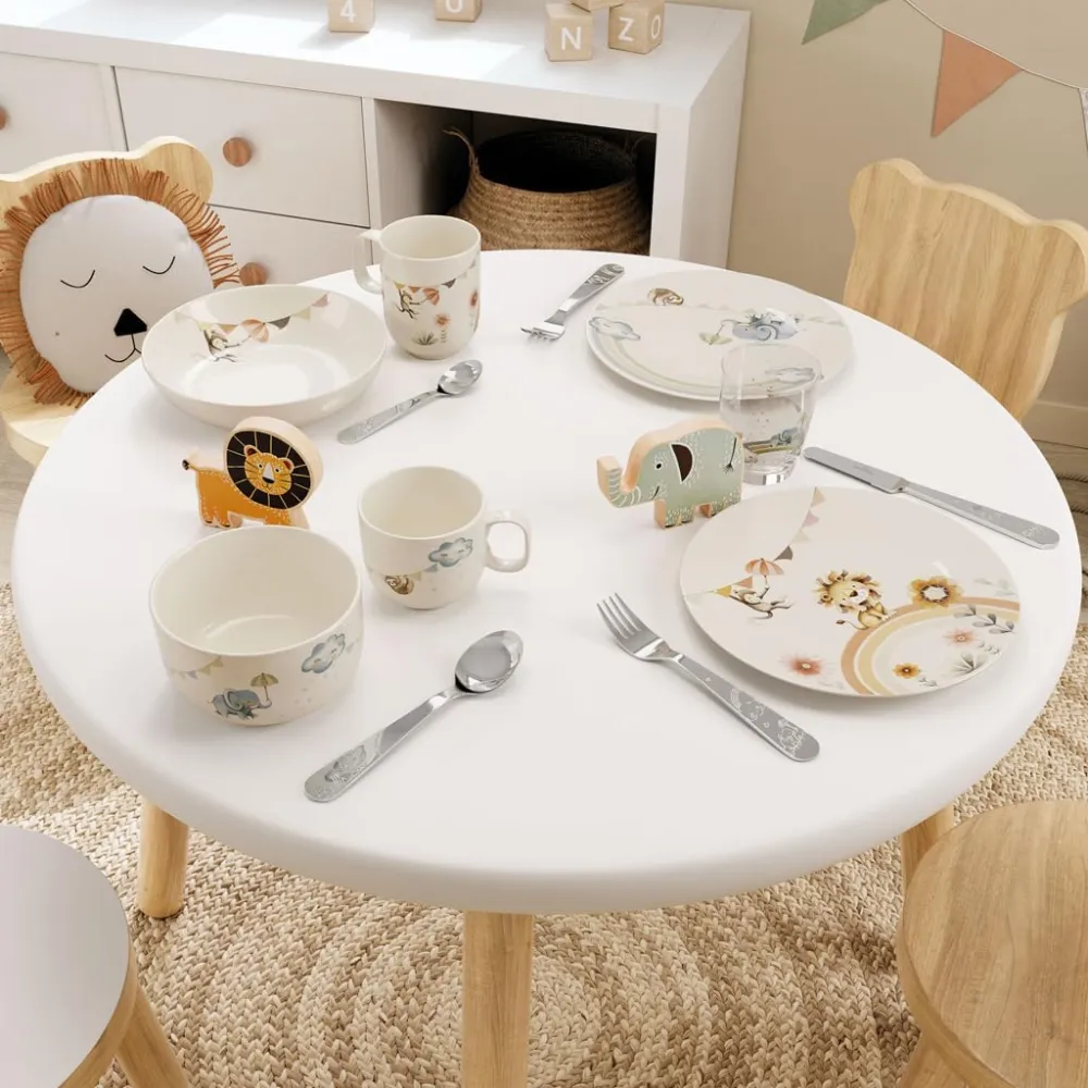 Villeroy & Boch - Boho kids Roar like lion bicchiere per bambini, set di 2 bicchieri, bicchieri per bambini, cristallo